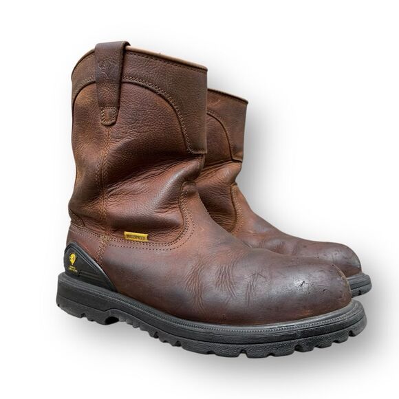 Herman Survivors Men's Bison Waterproof Steel Toe Work Boots Men's size 10 - Picture 6 of 13